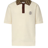 Polo in maglia traforata KPO206CO292 OW Drôle de Monsieur 