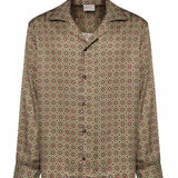 Camicia con stampa in viscosa KSH233VI032 KK Drôle de Monsieur 
