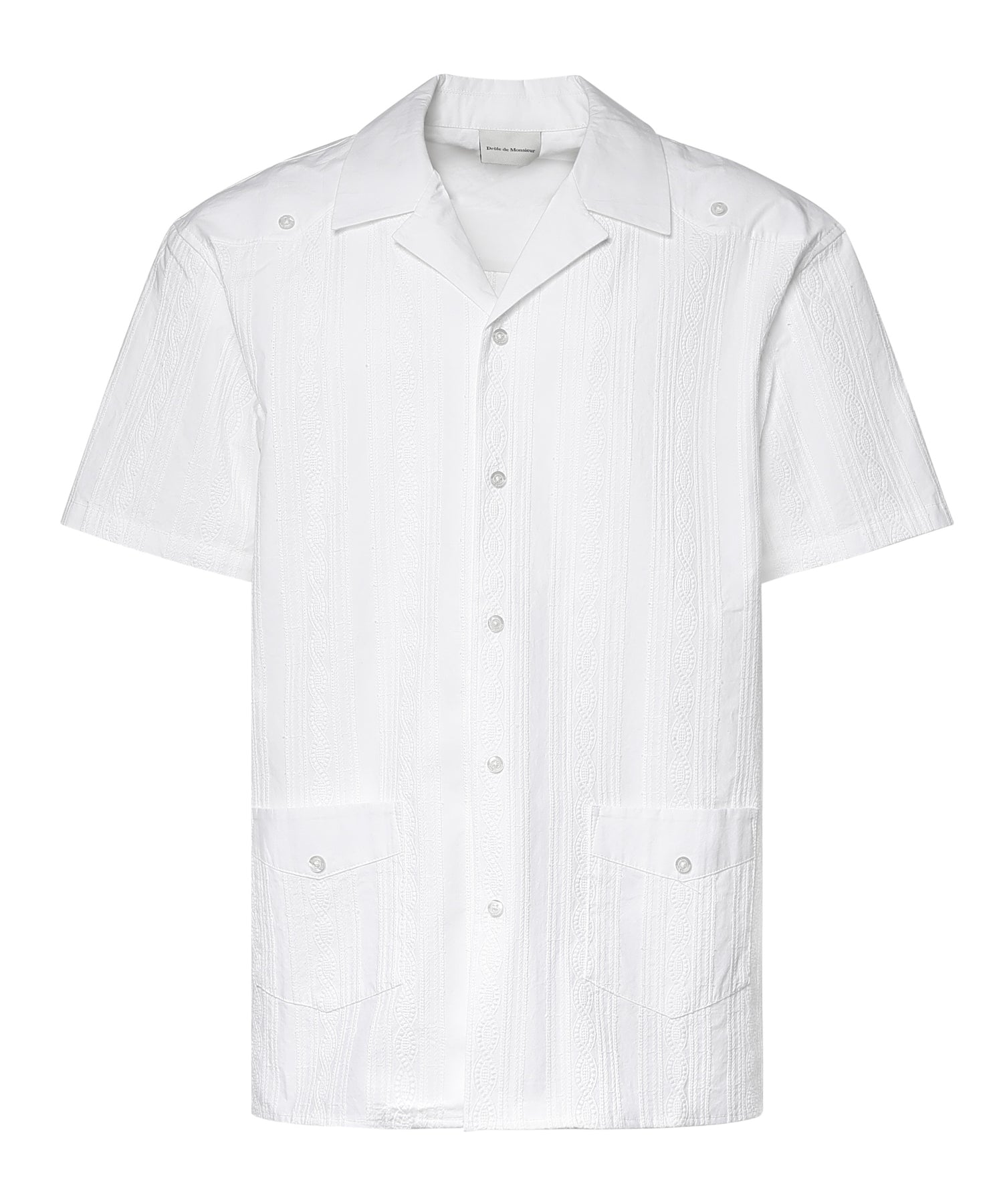 Camicia in cotone KSH258CO286 WT Drôle de Monsieur 