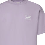 T-shirt Slogan in cotone KTS203CO002 LAV Drôle de Monsieur 