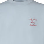 T-shirt Slogan Calligraphy in cotone KTS209CO002 LBE Drôle de Monsieur 