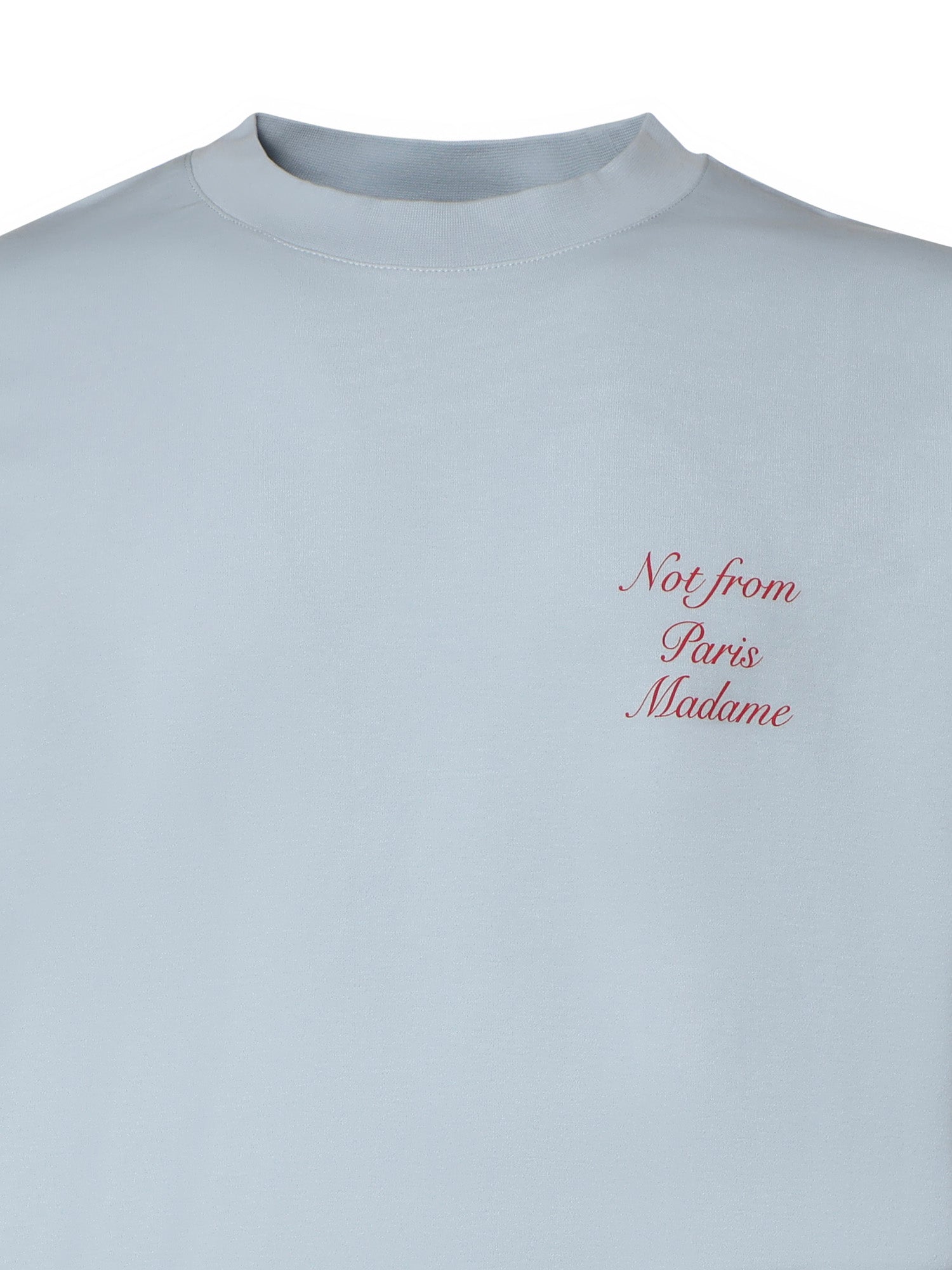 T-shirt Slogan Calligraphy in cotone KTS209CO002 LBE Drôle de Monsieur 