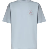 T-shirt Slogan Calligraphy in cotone KTS209CO002 LBE Drôle de Monsieur 