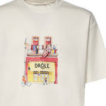 T-shirt Drôle Café in cotone KTS307CO002 OW Drôle de Monsieur 