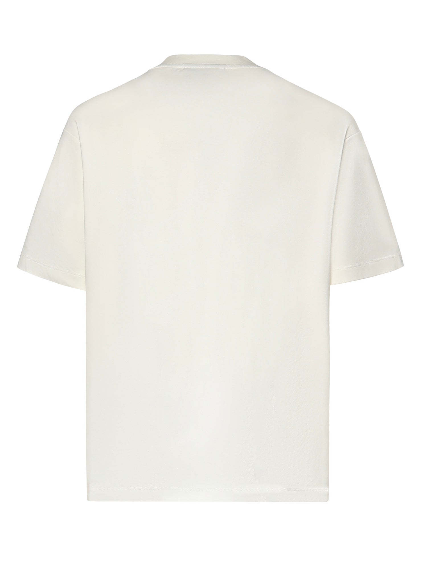 T-shirt Fleuriste in cotone KTS310CO002 OW Drôle de Monsieur 