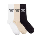 Set di 3 paia di calzini in misto cotone PERMSK101CO024 MC Drôle de Monsieur 