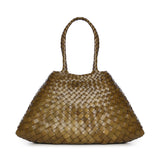 Borsa Santa Croce in pelle 8892 KAKI DRAGON DIFFUSION 