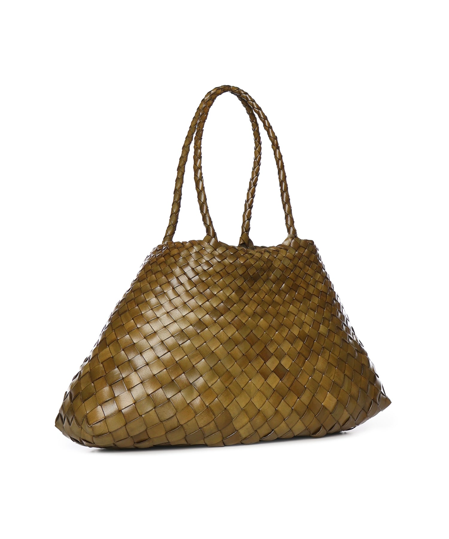 Borsa Santa Croce in pelle 8892 KAKI DRAGON DIFFUSION 
