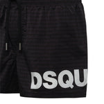 Boxer mare midi con logo D7B5C6600 010 DSQUARED2 
