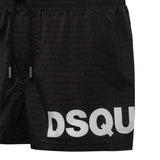 Boxer mare midi con logo D7B5C6600 010 DSQUARED2 