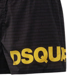 Boxer mare midi con logo D7B5C6600 014 DSQUARED2 