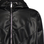 Giacca hoodie in similpelle S74AM1676 S60340900 DSQUARED2 