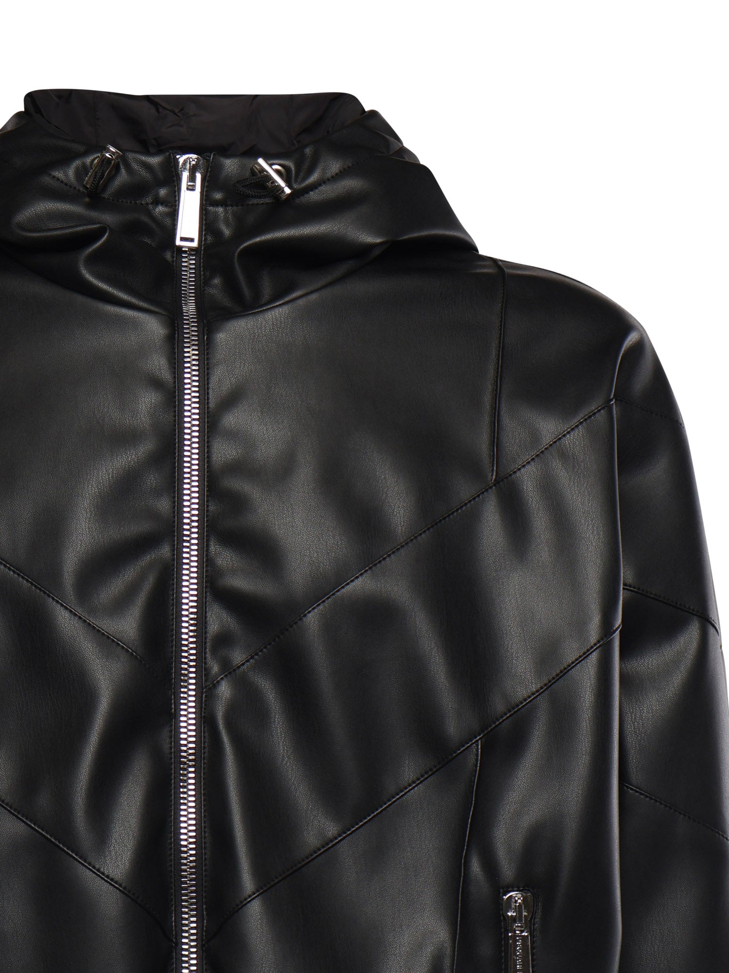 Giacca hoodie in similpelle S74AM1676 S60340900 DSQUARED2 