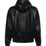 Giacca hoodie in similpelle S74AM1676 S60340900 DSQUARED2 