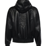 Giacca hoodie in similpelle S74AM1676 S60340900 DSQUARED2 