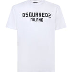 T-shirt in jersey con logo S74GD1520 D20106100 DSQUARED2 