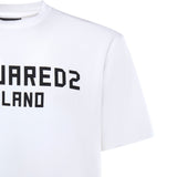 T-shirt in jersey con logo S74GD1520 D20106100 DSQUARED2 