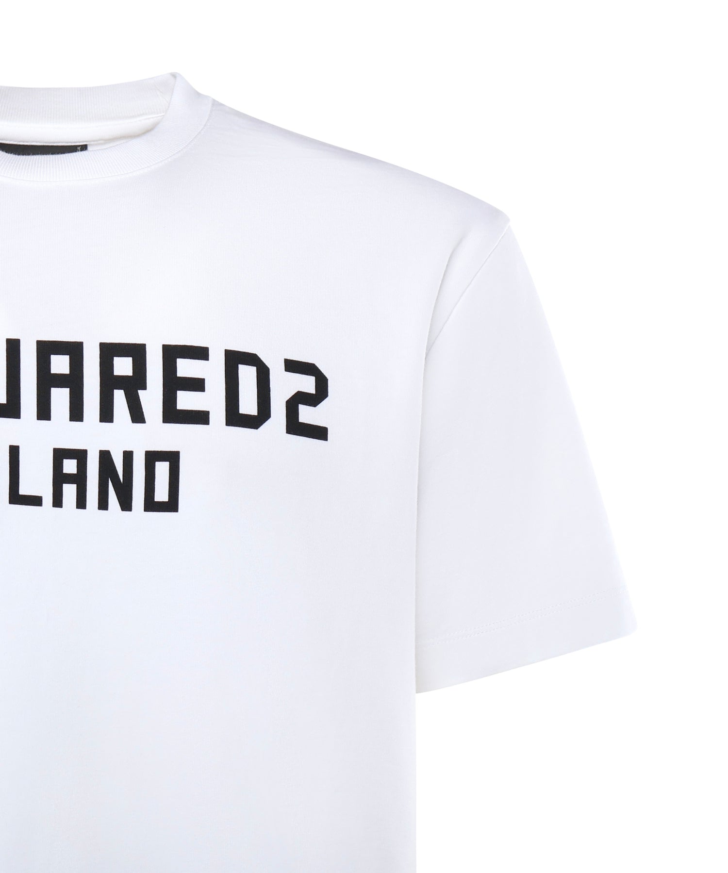 T-shirt in jersey con logo S74GD1520 D20106100 DSQUARED2 