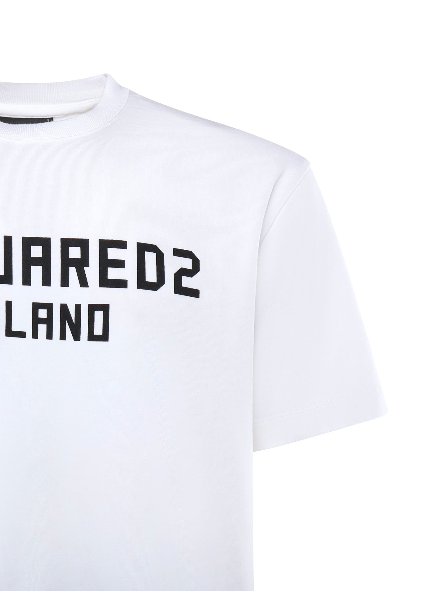 T-shirt in jersey con logo S74GD1520 D20106100 DSQUARED2 