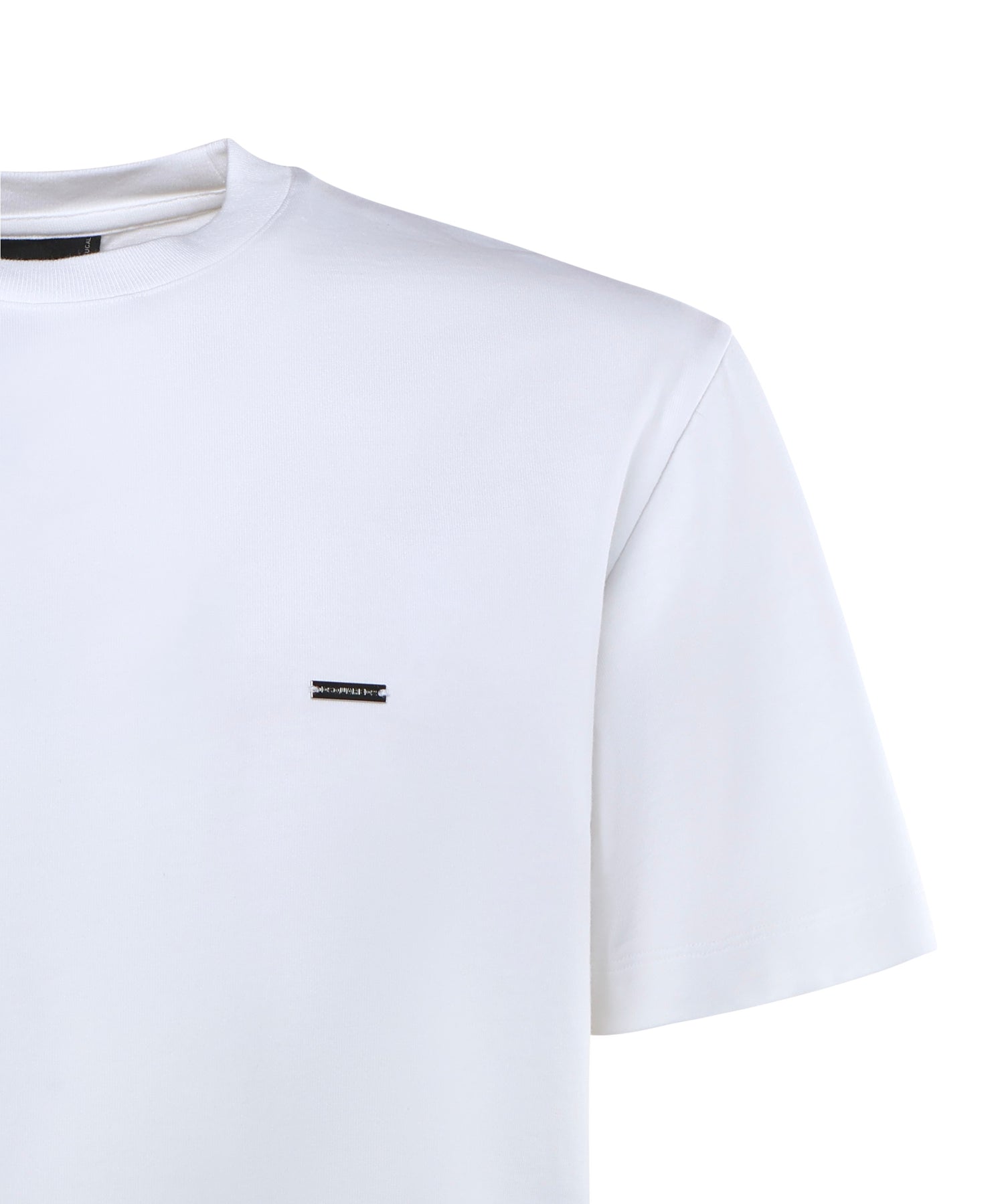 T-shirt in jersey con logo<BR/> S74GD1522 D20106100 DSQUARED2 