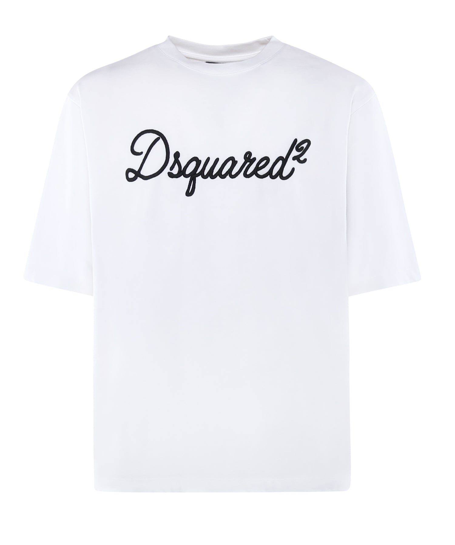 T-shirt in jersey con logo S74GD1524 D20106100 DSQUARED2 