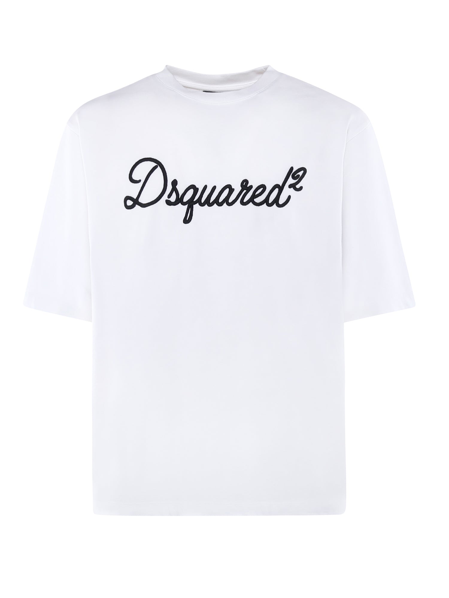 T-shirt in jersey con logo S74GD1524 D20106100 DSQUARED2 