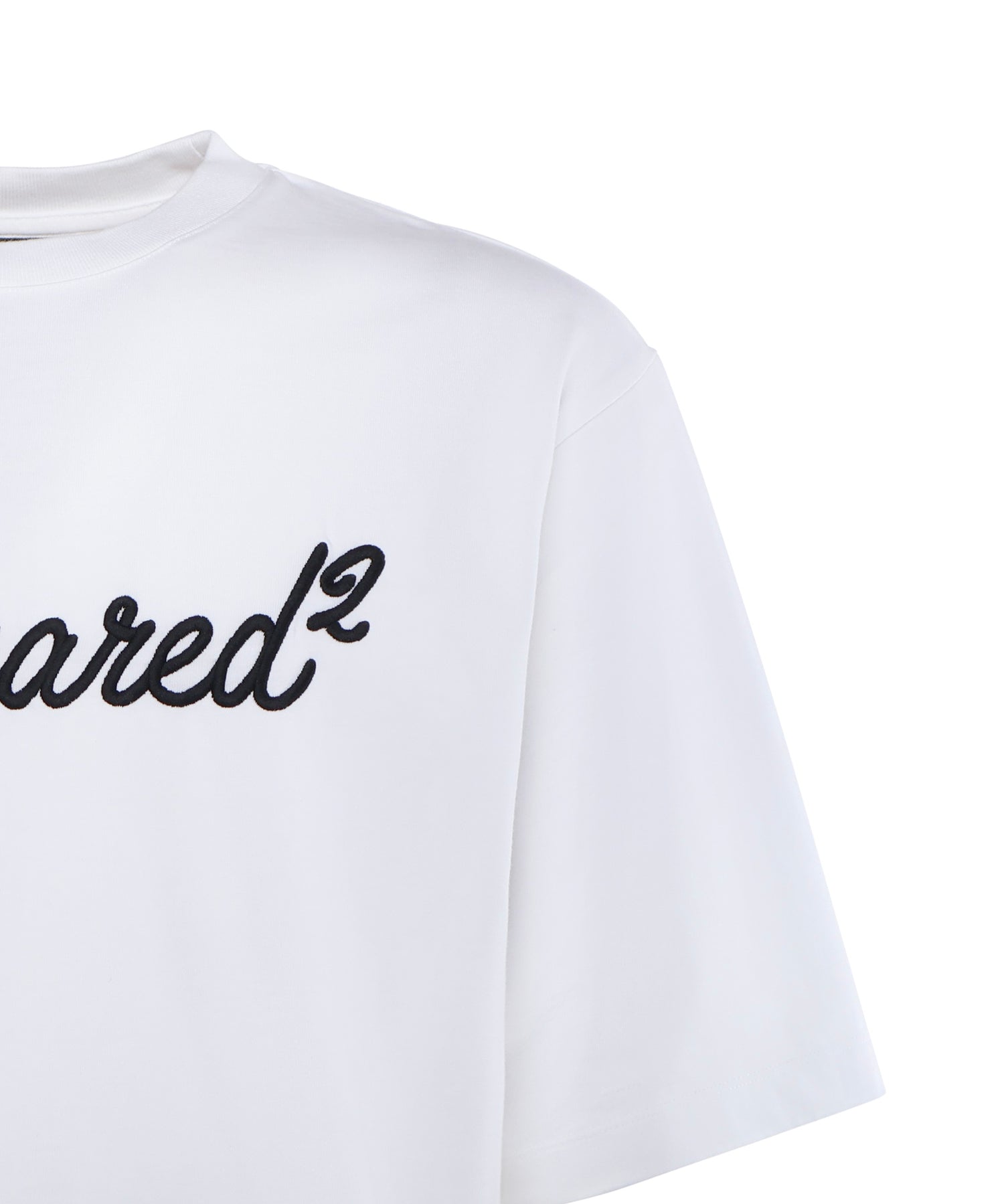 T-shirt in jersey con logo S74GD1524 D20106100 DSQUARED2 