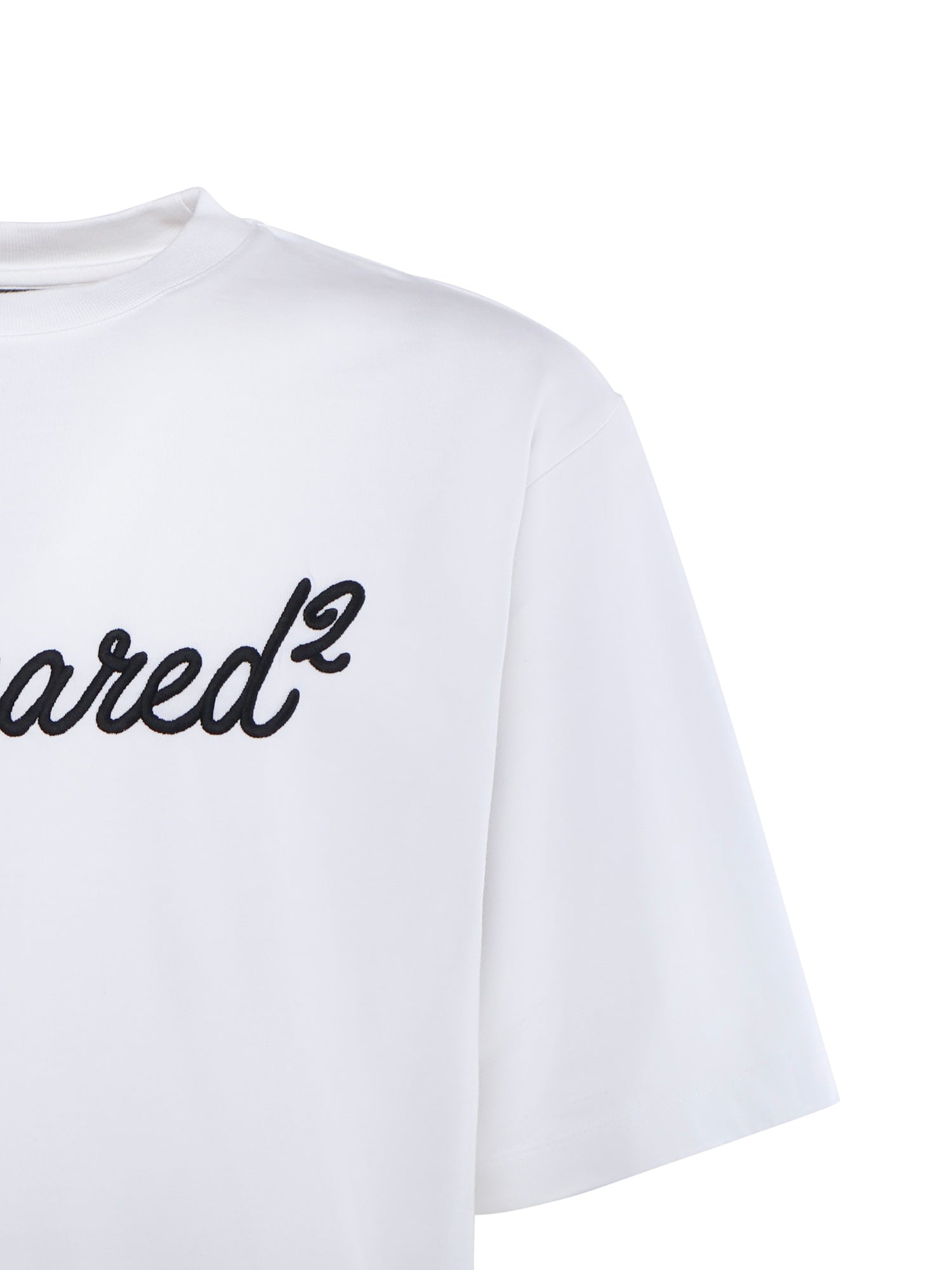 T-shirt in jersey con logo S74GD1524 D20106100 DSQUARED2 