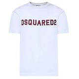 T-shirt in jersey con logo S74GD1527 D20108100 DSQUARED2 