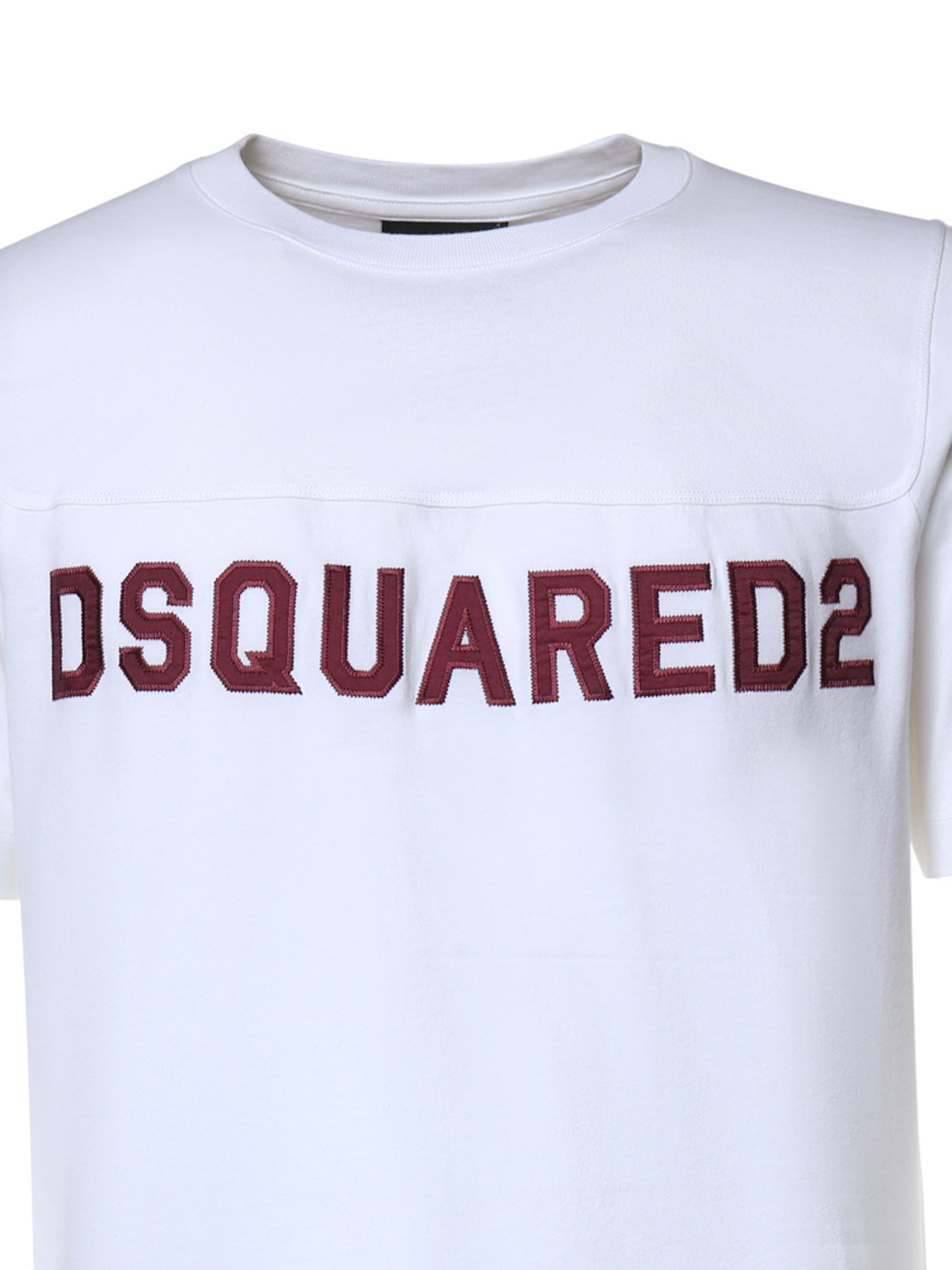 T-shirt in jersey con logo S74GD1527 D20108100 DSQUARED2 