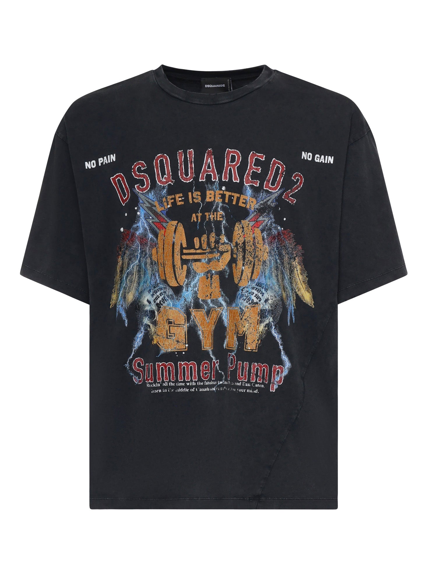 T-shirt in jersey con stampa S74GD1539 D20108814 DSQUARED2 