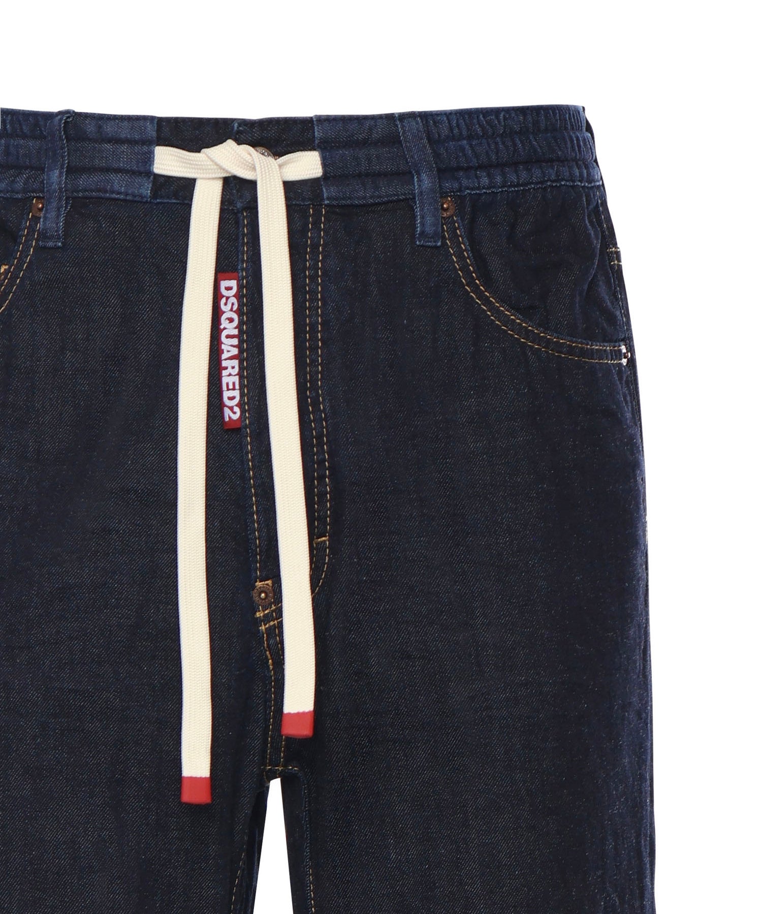 Jeans in denim di misto cotone e canapa S74LB1859 S30825470 DSQUARED2 