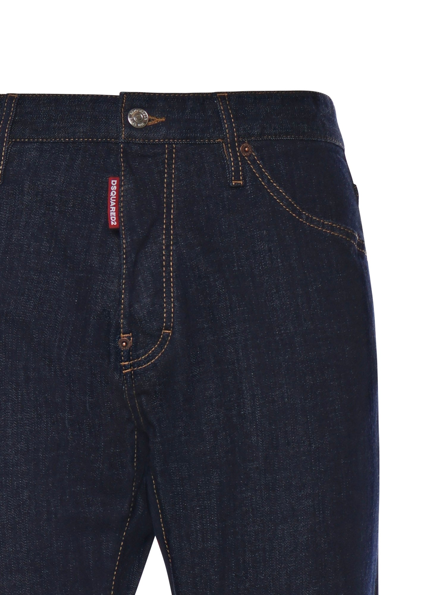 Jeans in denim di cotone stretch S74LB1893 S30664470 DSQUARED2 