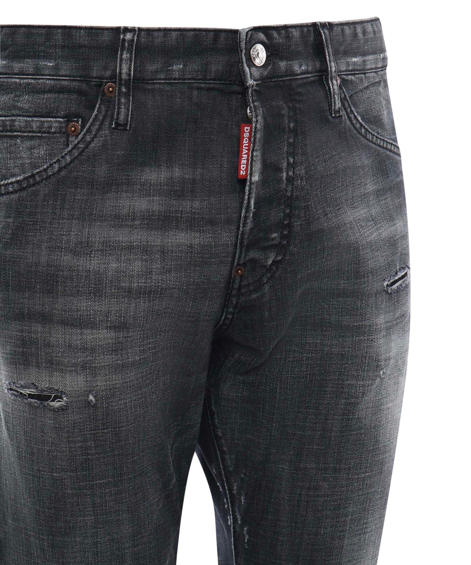Jeans in denim di cotone stretch S74LB1910 S30357900 DSQUARED2 
