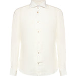Camicia Dandy in lino M75CAMH11TET0I026 01NN ELEVENTY 