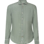 Camicia Dandy in lino M75CAMH11TET0I026 07NN ELEVENTY 