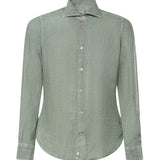 Camicia Dandy in lino M75CAMH11TET0I026 07NN ELEVENTY 