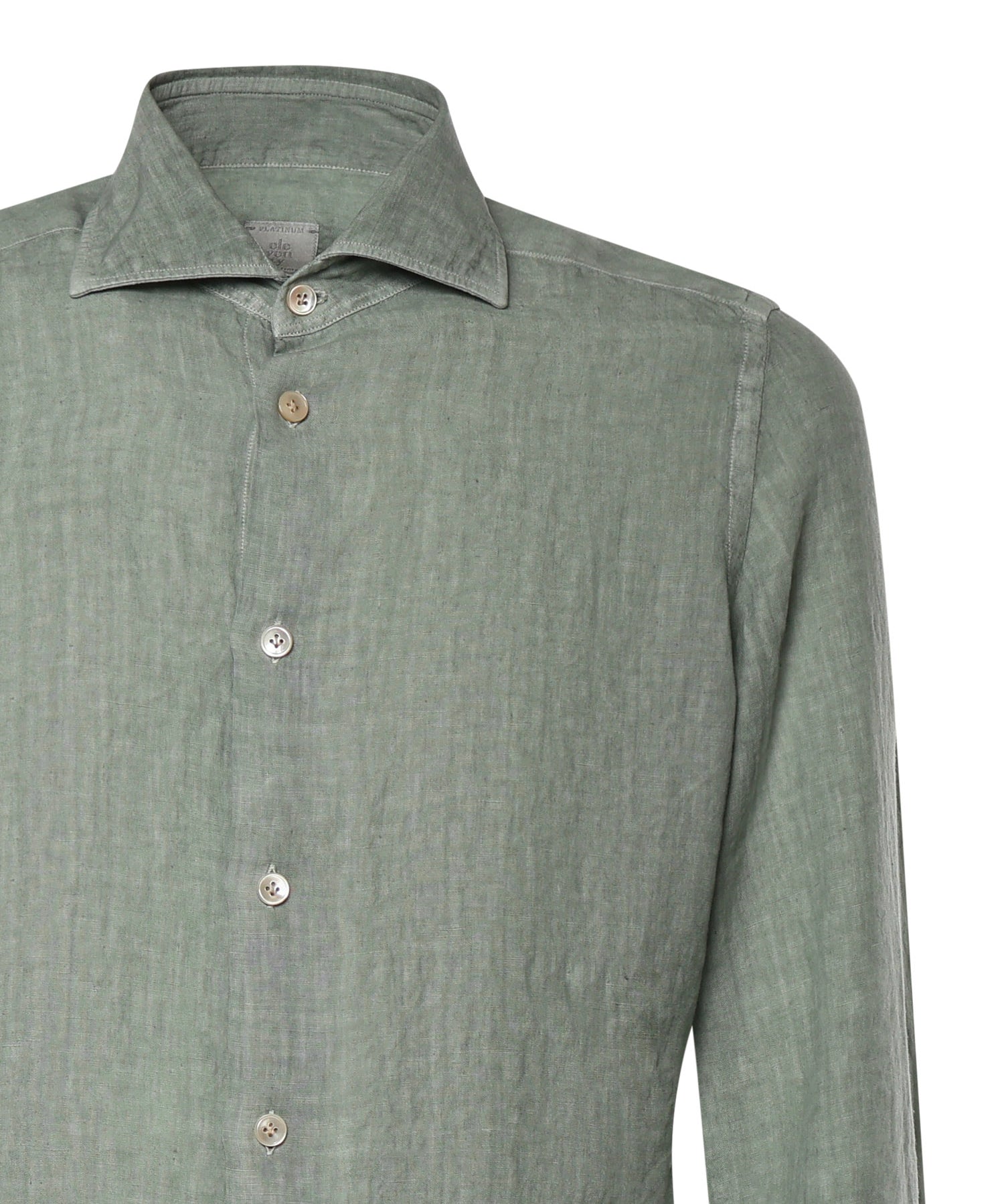 Camicia Dandy in lino M75CAMH11TET0I026 07NN ELEVENTY 