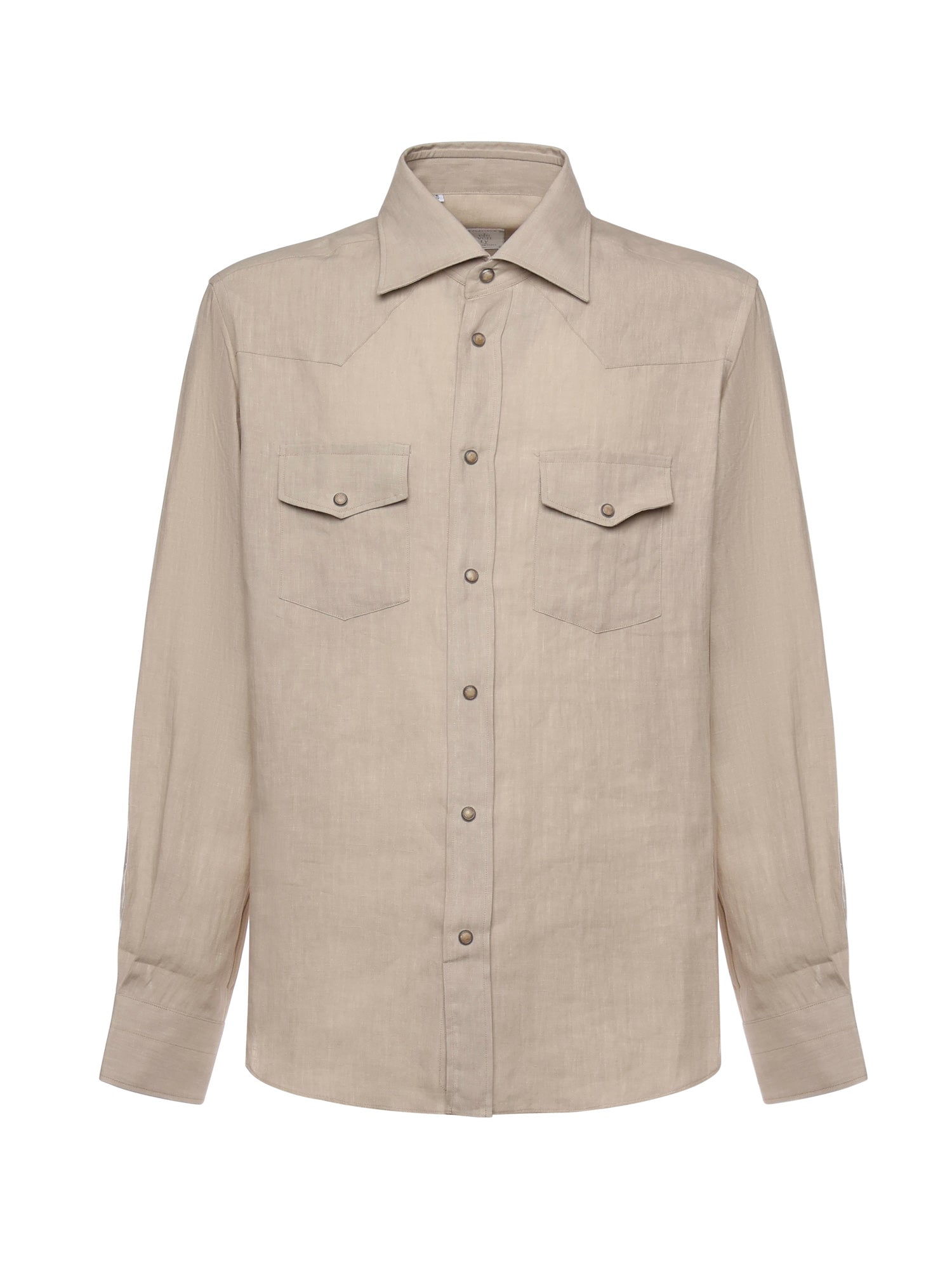 Camicia in lino M75CAMK02TES0I139 02NN ELEVENTY 