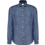 Camicia in lyocell e lino M75CAMK08TES0M146 11 ELEVENTY 