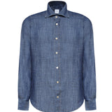 Camicia in lyocell e lino M75CAMK08TES0M146 11 ELEVENTY 