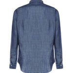 Camicia in lyocell e lino M75CAMK08TES0M146 11 ELEVENTY 