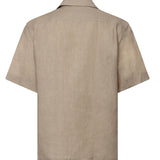 Camicia da bowling in lino M75CAMK09TES0I139 02NN ELEVENTY 