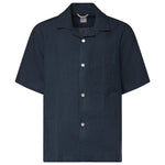 Camicia da bowling in lino M75CAMK09TES0I139 19 ELEVENTY 