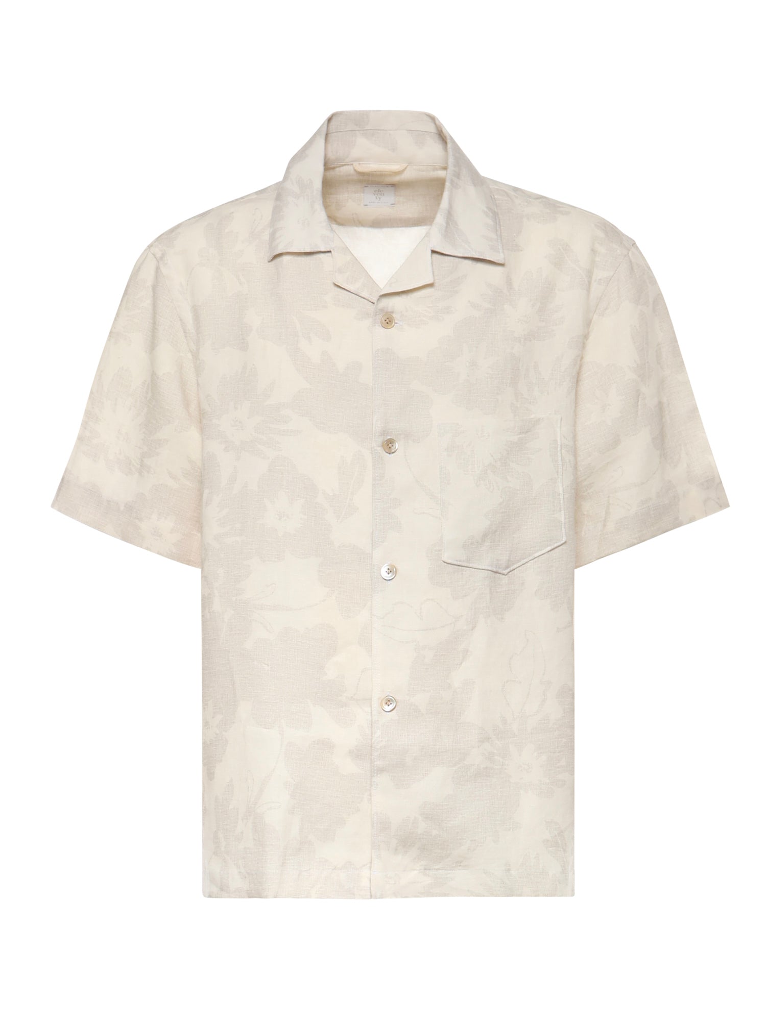 Camicia da bowling in lino M75CAMK09TES0M168 02-02 ELEVENTY 