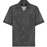 Camicia da bowling in lino e cotone M75CAMK09TES0M217 22 ELEVENTY 