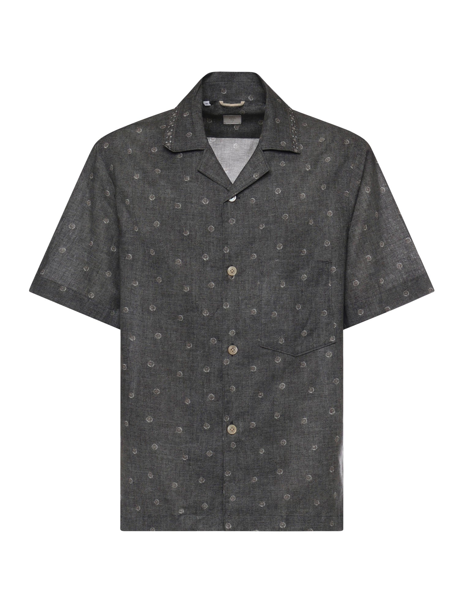 Camicia da bowling in lino e cotone M75CAMK09TES0M217 22 ELEVENTY 