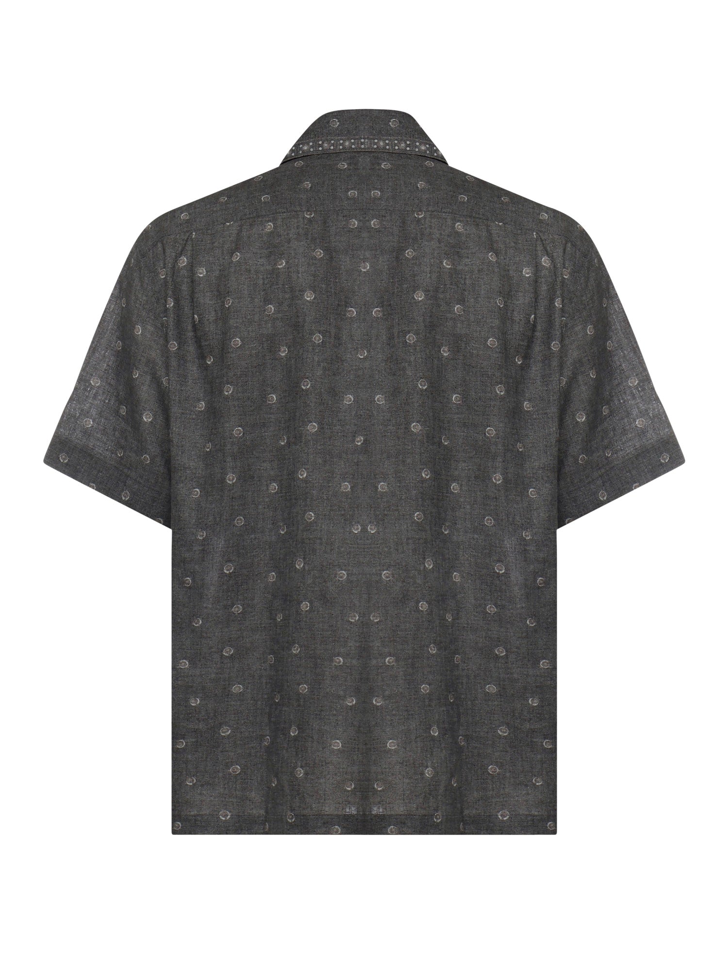 Camicia da bowling in lino e cotone M75CAMK09TES0M217 22 ELEVENTY 