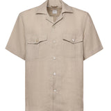 Camicia in lino M75CAMM04TES0I139 02NN ELEVENTY 