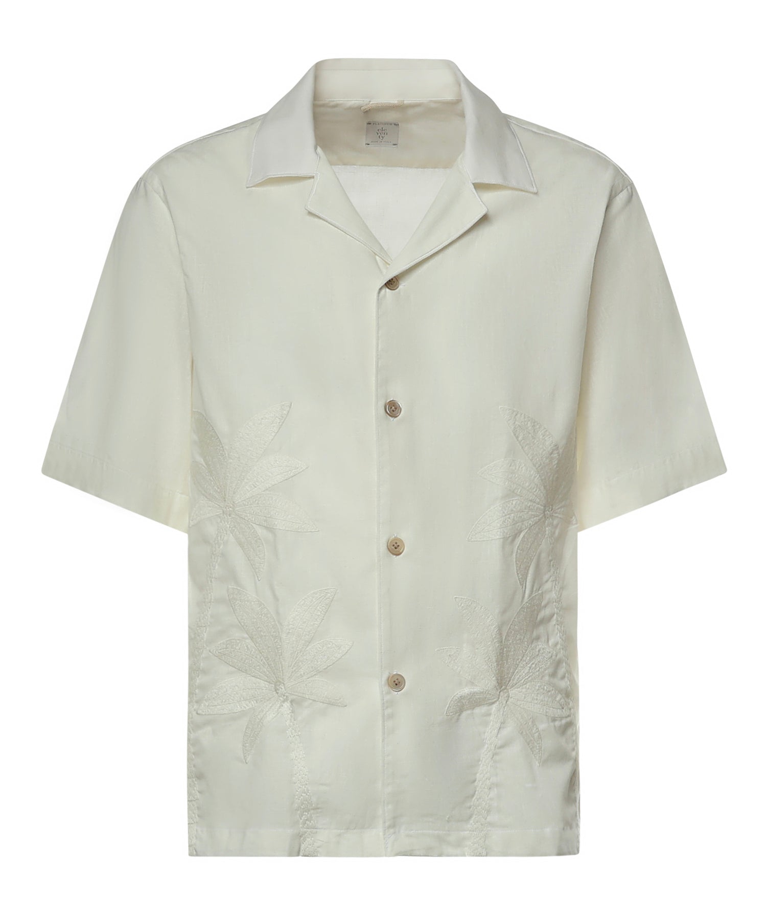 Camicia bowling in cotone M75CAMM08TES0M137 01-02 ELEVENTY 